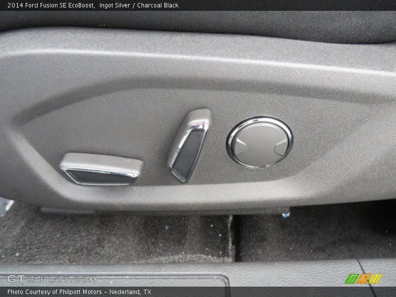 Ingot Silver / Charcoal Black 2014 Ford Fusion SE EcoBoost