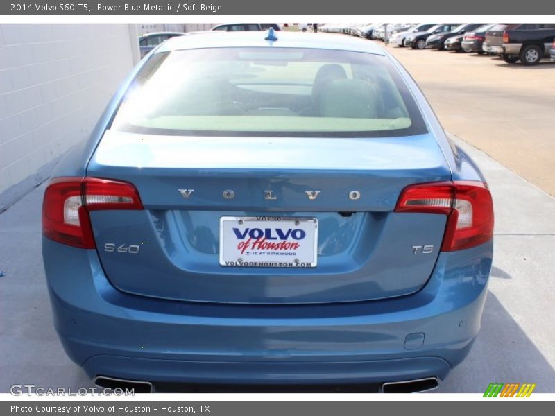 Power Blue Metallic / Soft Beige 2014 Volvo S60 T5