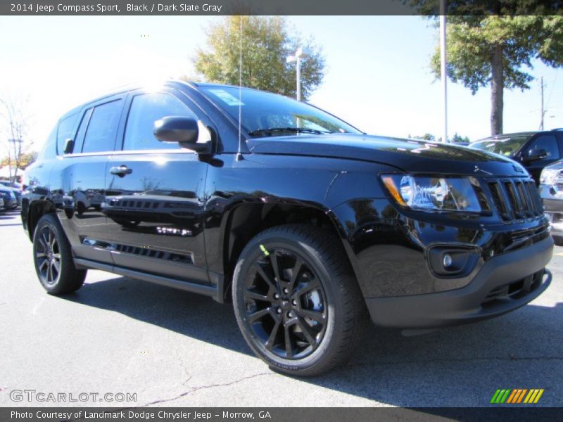 Black / Dark Slate Gray 2014 Jeep Compass Sport