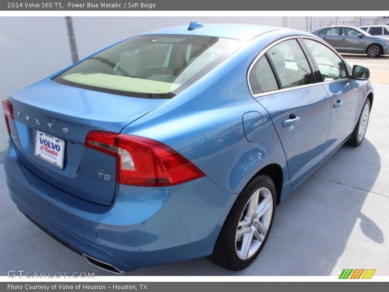 Power Blue Metallic / Soft Beige 2014 Volvo S60 T5