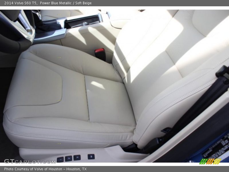 Power Blue Metallic / Soft Beige 2014 Volvo S60 T5