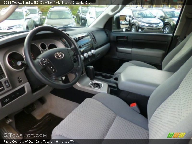 Black / Graphite Gray 2011 Toyota Tundra SR5 CrewMax 4x4