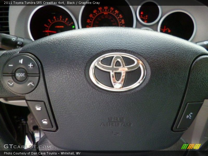 Black / Graphite Gray 2011 Toyota Tundra SR5 CrewMax 4x4