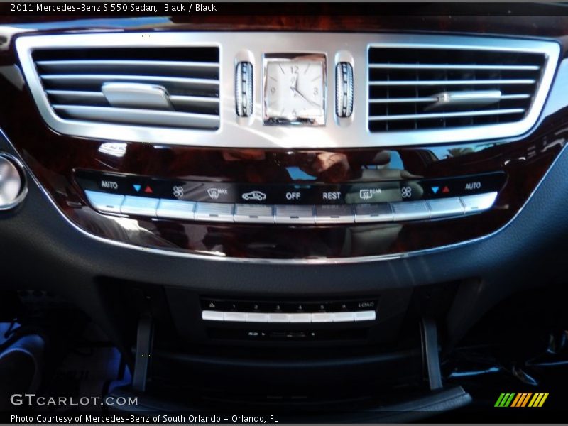 Black / Black 2011 Mercedes-Benz S 550 Sedan