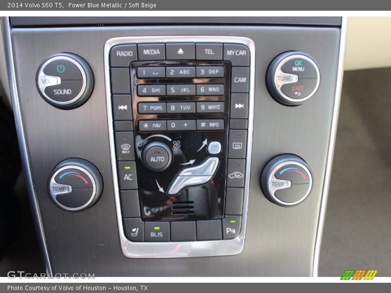 Power Blue Metallic / Soft Beige 2014 Volvo S60 T5