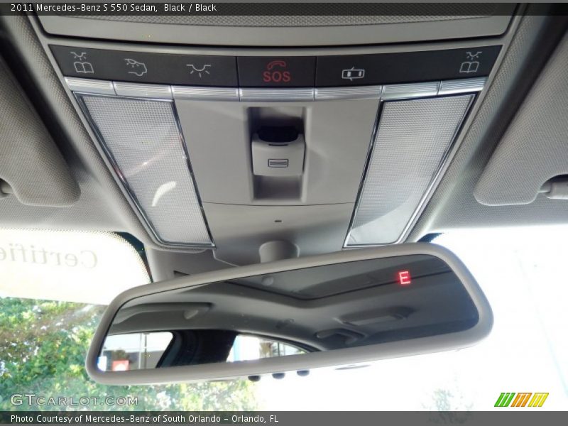 Black / Black 2011 Mercedes-Benz S 550 Sedan