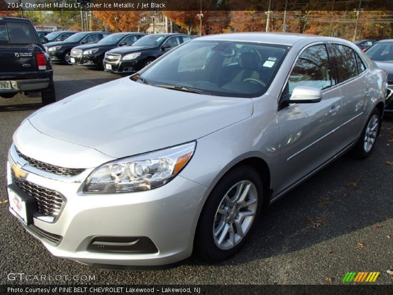 Silver Ice Metallic / Jet Black 2014 Chevrolet Malibu LT