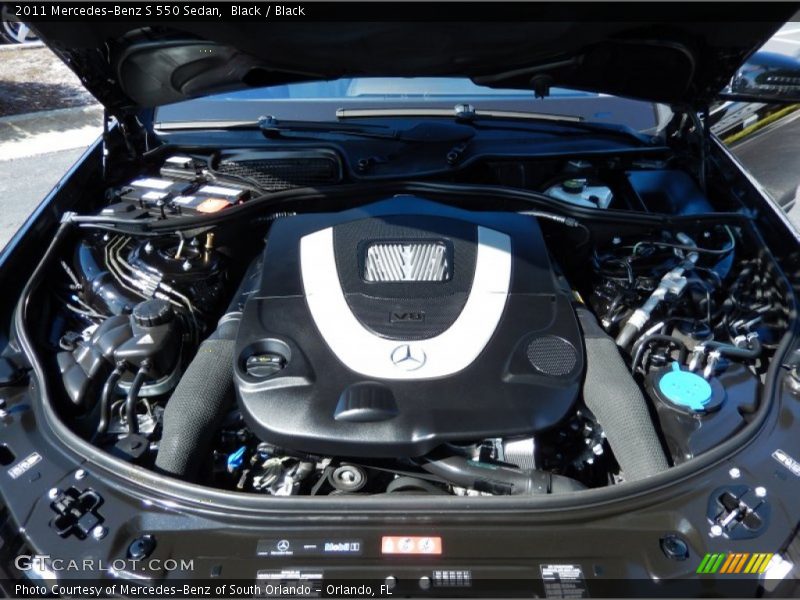 Black / Black 2011 Mercedes-Benz S 550 Sedan