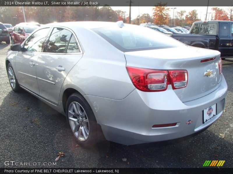 Silver Ice Metallic / Jet Black 2014 Chevrolet Malibu LT