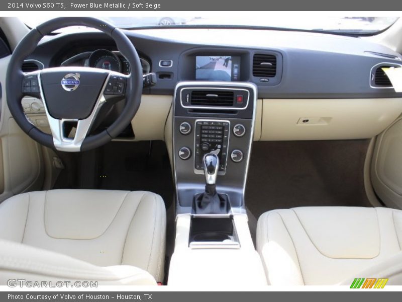 Power Blue Metallic / Soft Beige 2014 Volvo S60 T5