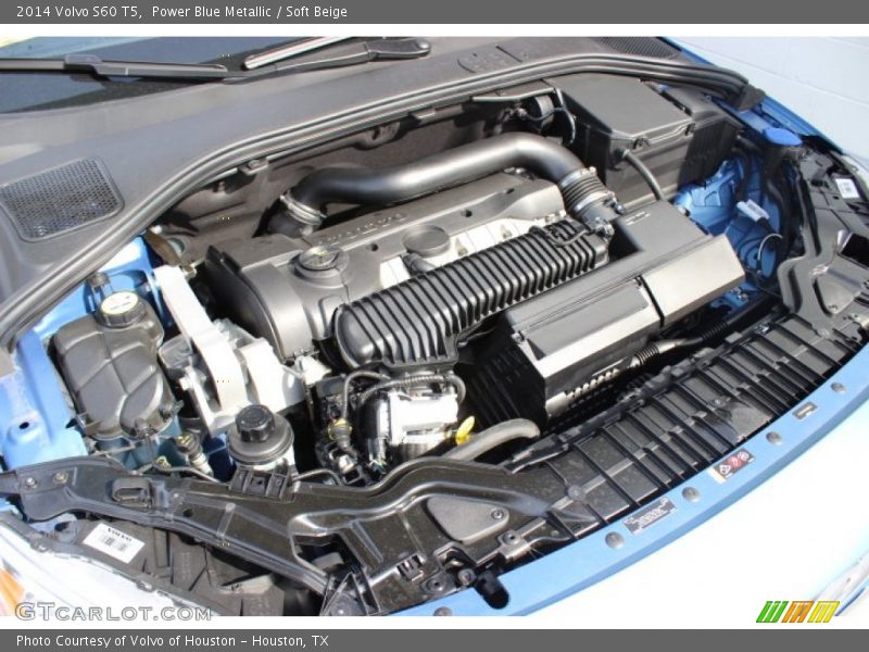 Power Blue Metallic / Soft Beige 2014 Volvo S60 T5