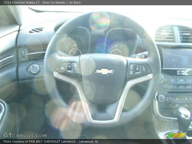 Silver Ice Metallic / Jet Black 2014 Chevrolet Malibu LT