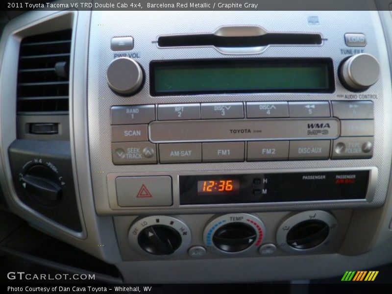 Barcelona Red Metallic / Graphite Gray 2011 Toyota Tacoma V6 TRD Double Cab 4x4
