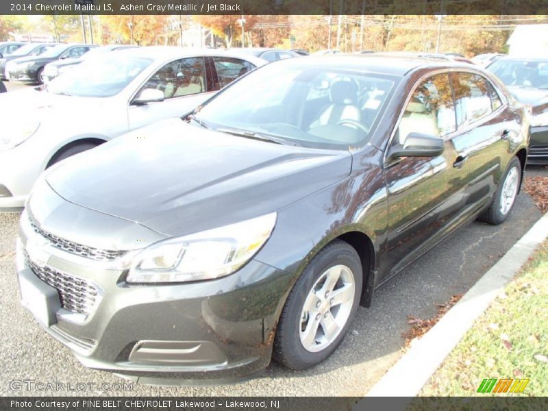 Ashen Gray Metallic / Jet Black 2014 Chevrolet Malibu LS