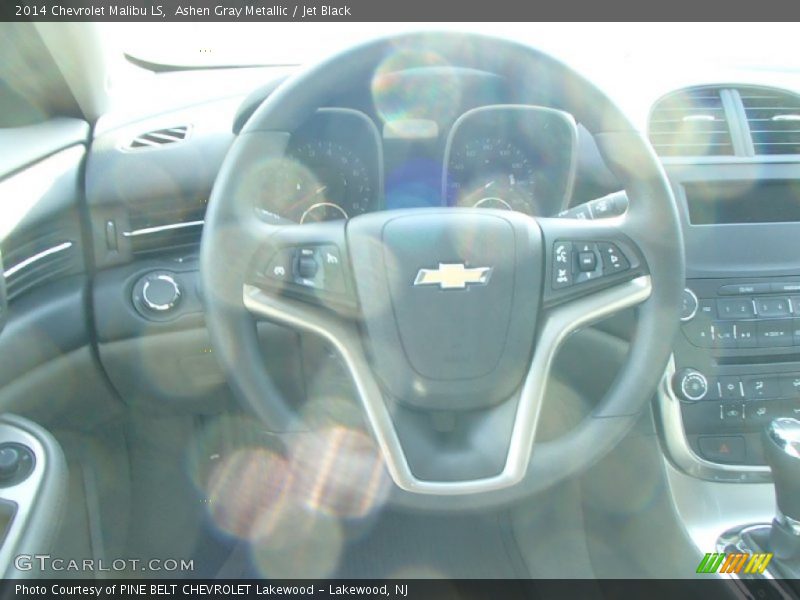 Ashen Gray Metallic / Jet Black 2014 Chevrolet Malibu LS