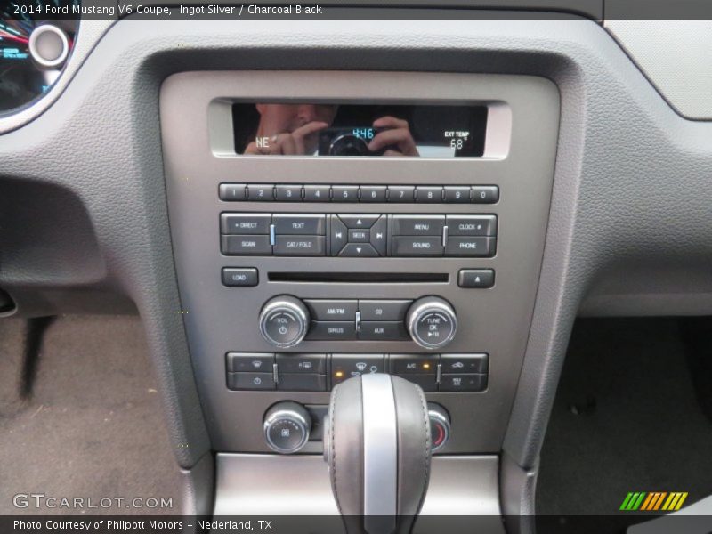 Ingot Silver / Charcoal Black 2014 Ford Mustang V6 Coupe