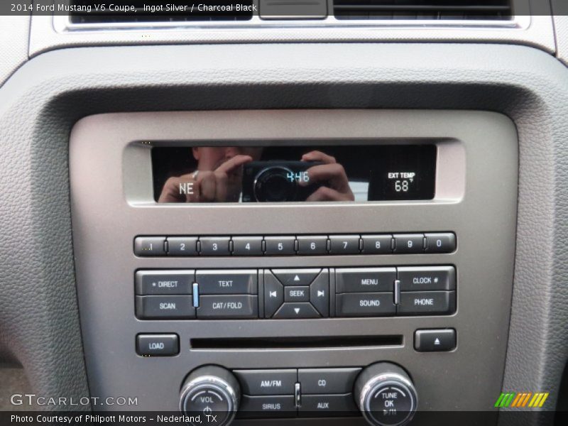 Ingot Silver / Charcoal Black 2014 Ford Mustang V6 Coupe