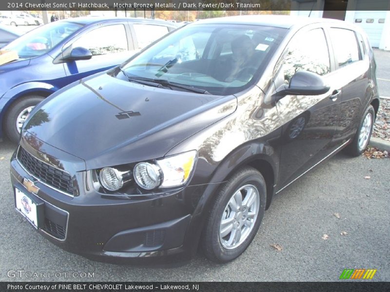 Mocha Bronze Metallic / Dark Pewter/Dark Titanium 2014 Chevrolet Sonic LT Hatchback