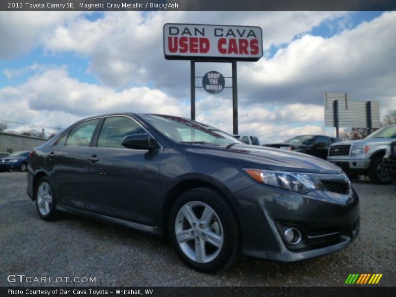 Magnetic Gray Metallic / Black/Ash 2012 Toyota Camry SE