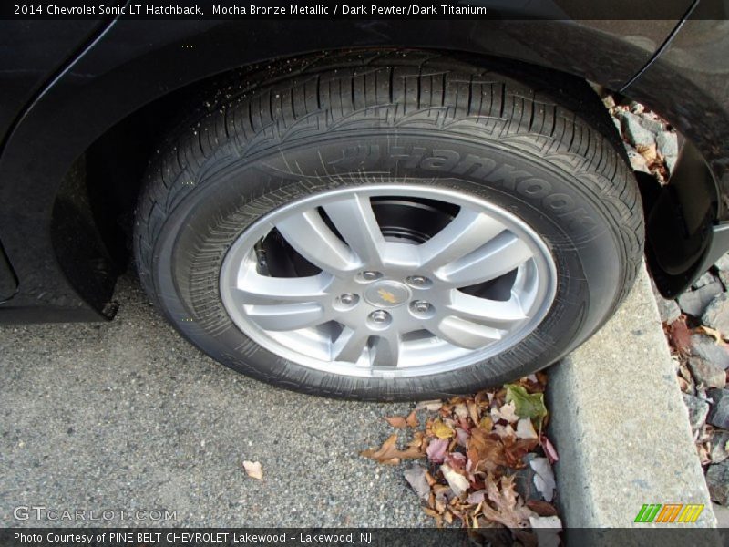 Mocha Bronze Metallic / Dark Pewter/Dark Titanium 2014 Chevrolet Sonic LT Hatchback