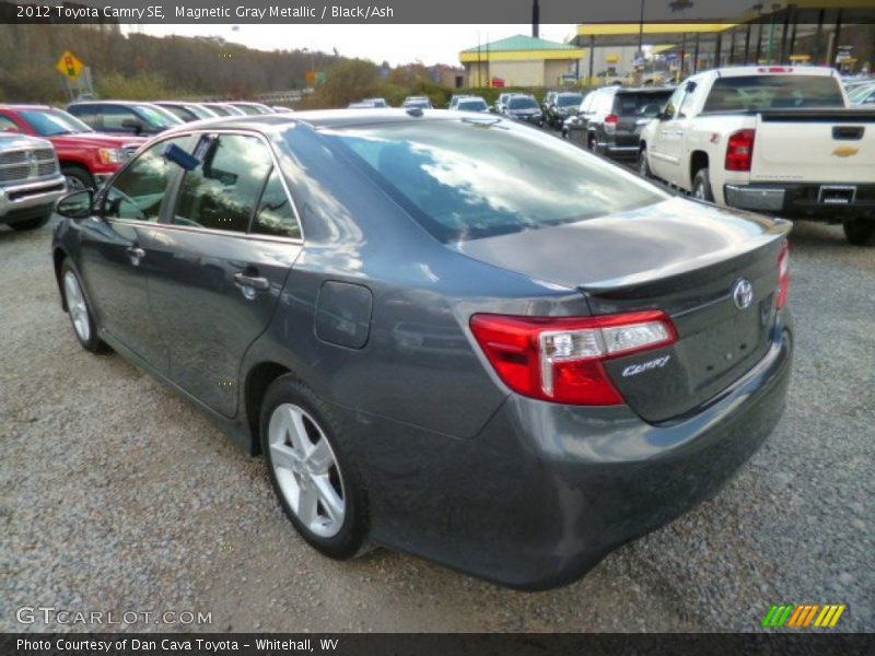 Magnetic Gray Metallic / Black/Ash 2012 Toyota Camry SE