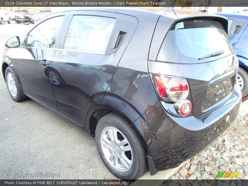 Mocha Bronze Metallic / Dark Pewter/Dark Titanium 2014 Chevrolet Sonic LT Hatchback