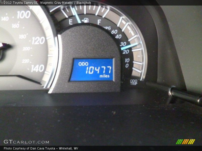 Magnetic Gray Metallic / Black/Ash 2012 Toyota Camry SE