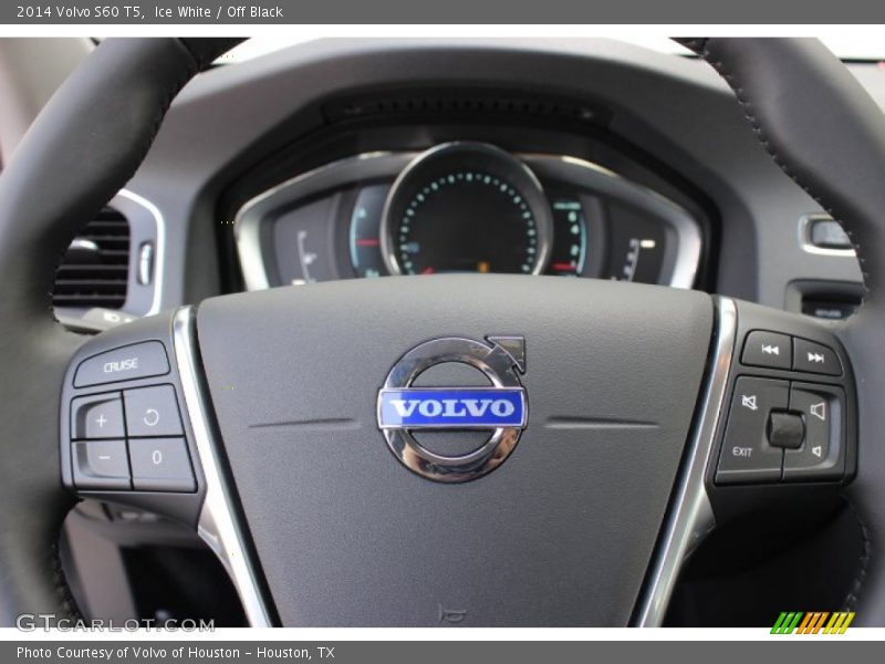 Ice White / Off Black 2014 Volvo S60 T5