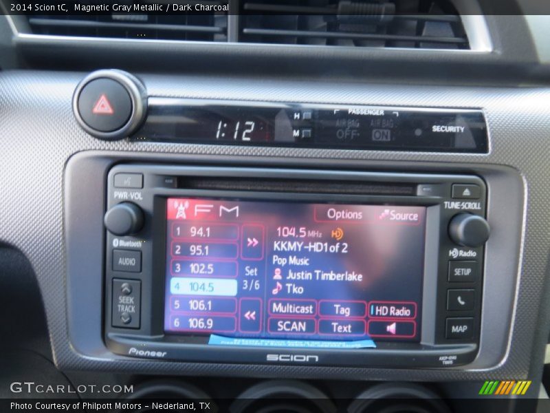 Magnetic Gray Metallic / Dark Charcoal 2014 Scion tC