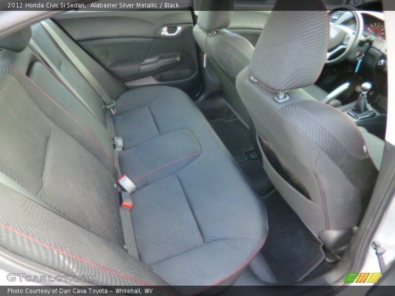 Alabaster Silver Metallic / Black 2012 Honda Civic Si Sedan