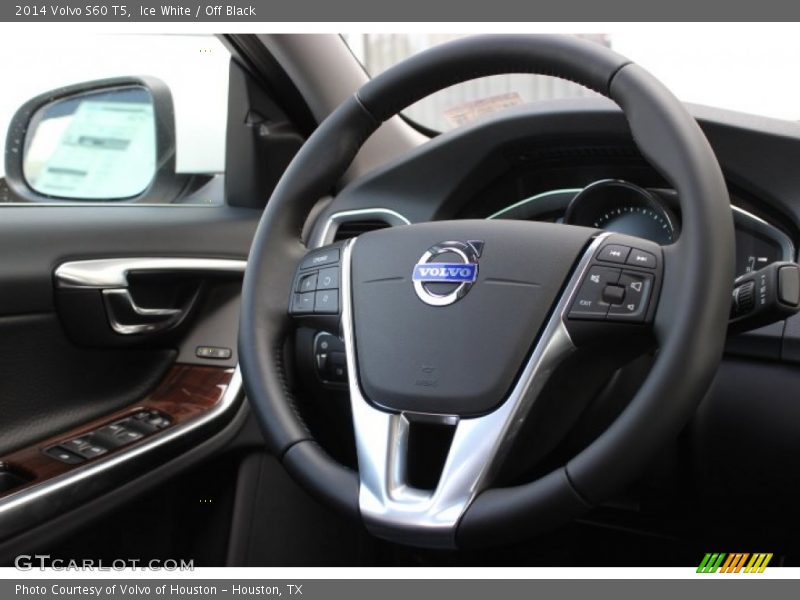 Ice White / Off Black 2014 Volvo S60 T5