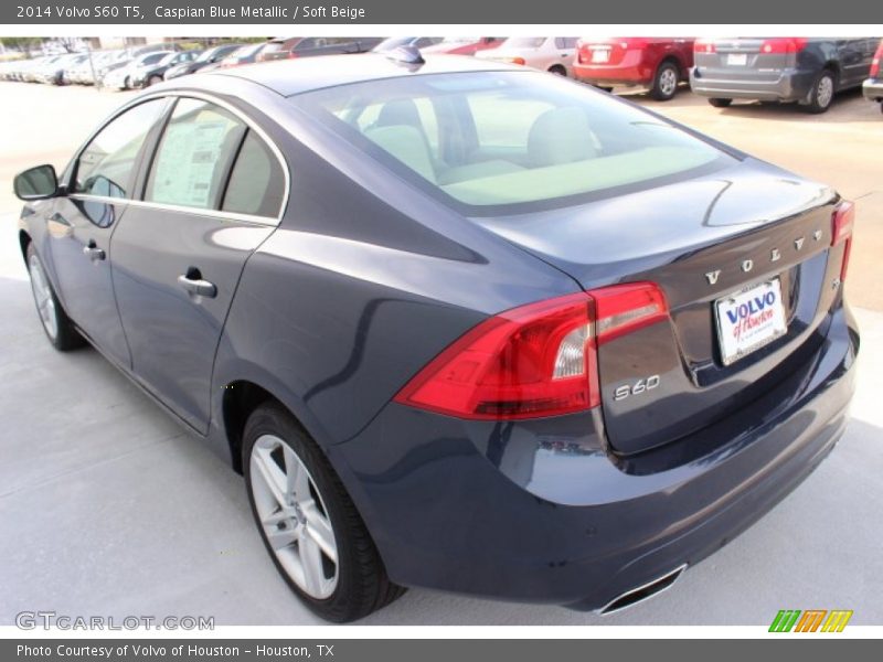 Caspian Blue Metallic / Soft Beige 2014 Volvo S60 T5