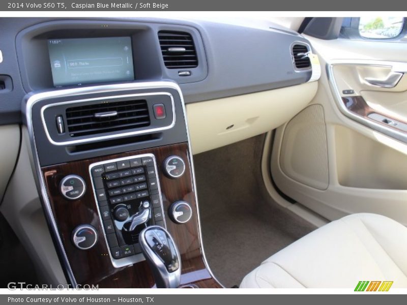 Caspian Blue Metallic / Soft Beige 2014 Volvo S60 T5