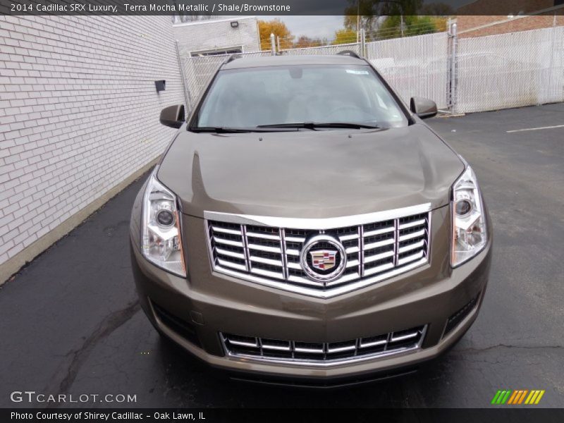 Terra Mocha Metallic / Shale/Brownstone 2014 Cadillac SRX Luxury