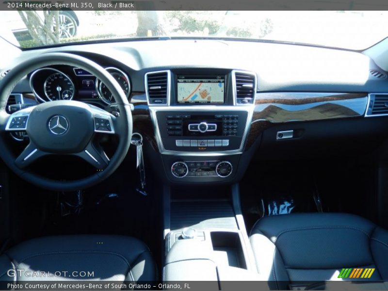 Black / Black 2014 Mercedes-Benz ML 350