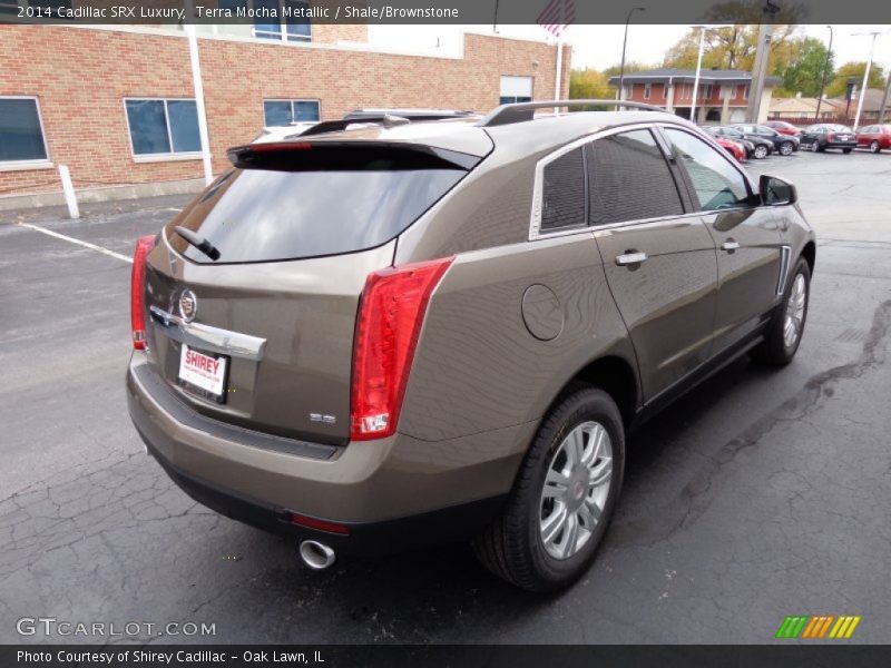 Terra Mocha Metallic / Shale/Brownstone 2014 Cadillac SRX Luxury
