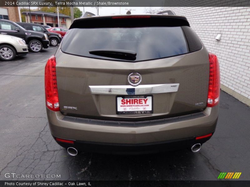Terra Mocha Metallic / Shale/Brownstone 2014 Cadillac SRX Luxury