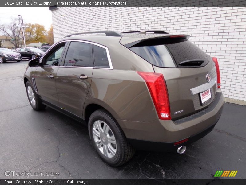 Terra Mocha Metallic / Shale/Brownstone 2014 Cadillac SRX Luxury