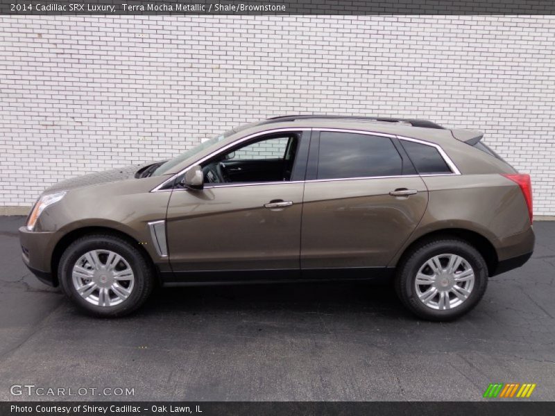 Terra Mocha Metallic / Shale/Brownstone 2014 Cadillac SRX Luxury