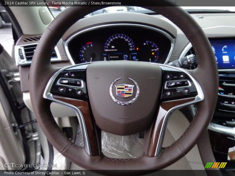 Terra Mocha Metallic / Shale/Brownstone 2014 Cadillac SRX Luxury