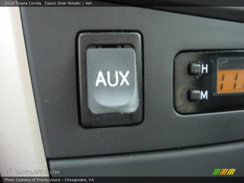 Classic Silver Metallic / Ash 2010 Toyota Corolla