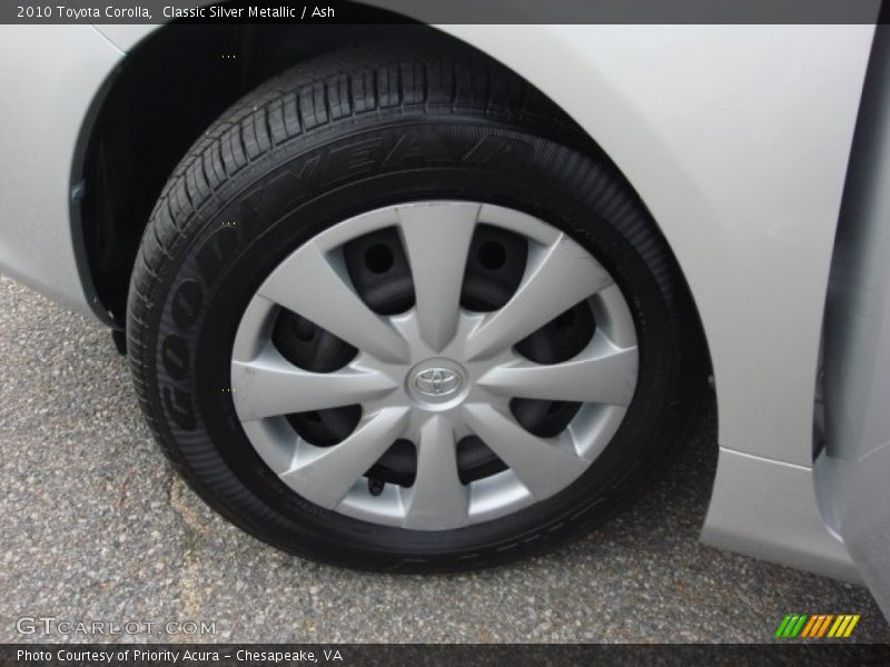 Classic Silver Metallic / Ash 2010 Toyota Corolla