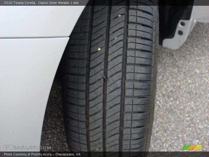 Classic Silver Metallic / Ash 2010 Toyota Corolla