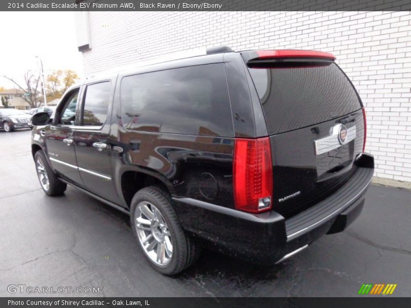  2014 Escalade ESV Platinum AWD Black Raven