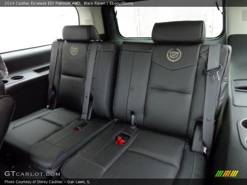Rear Seat of 2014 Escalade ESV Platinum AWD