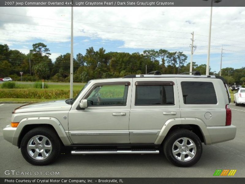 Light Graystone Pearl / Dark Slate Gray/Light Graystone 2007 Jeep Commander Overland 4x4