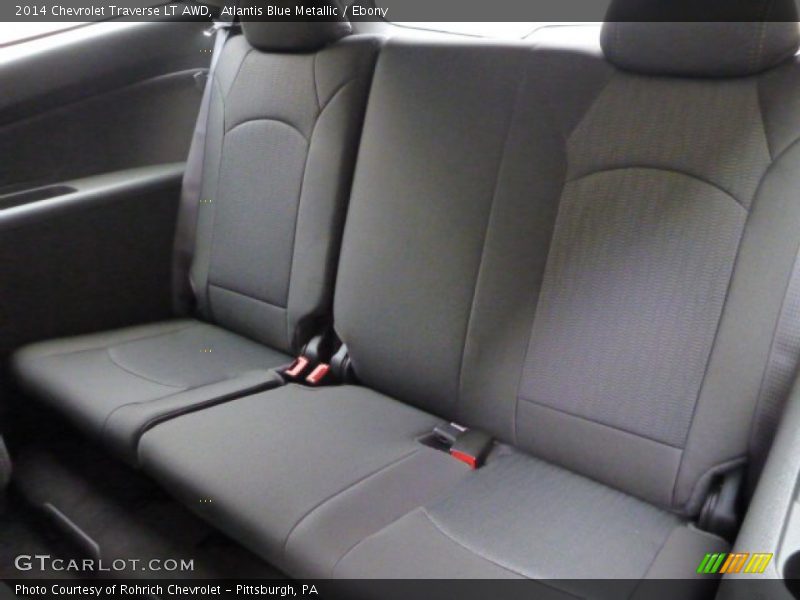 Atlantis Blue Metallic / Ebony 2014 Chevrolet Traverse LT AWD