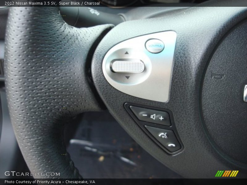 Super Black / Charcoal 2012 Nissan Maxima 3.5 SV