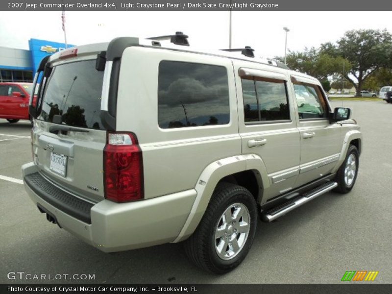 Light Graystone Pearl / Dark Slate Gray/Light Graystone 2007 Jeep Commander Overland 4x4