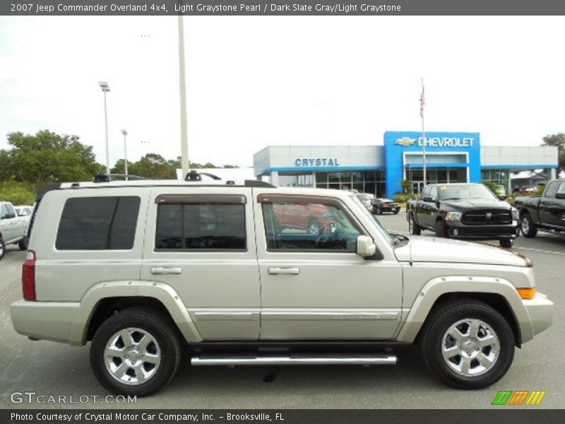 Light Graystone Pearl / Dark Slate Gray/Light Graystone 2007 Jeep Commander Overland 4x4